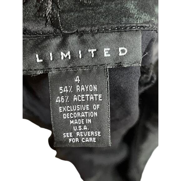 Vintage The Limited Whimsygoth Black Embroidered Butterfly A-Line Skirt Size 4 - Picture 5 of 5
